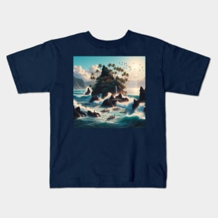 Historical Hawaii . Kids T-Shirt